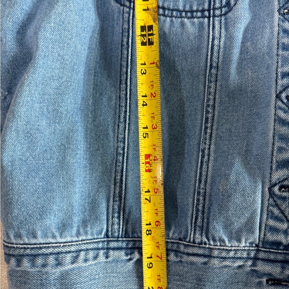 Vintage Solutions Star Spangled American Flag Denim Vest - Picture 6 of 6